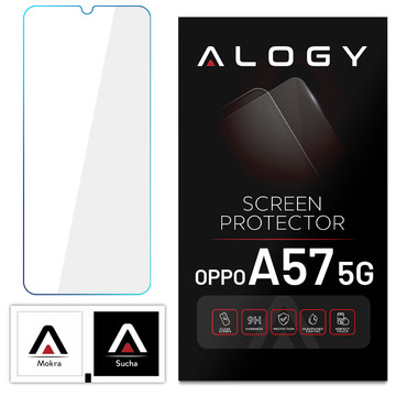 Gehärtetes Glas 9H Alogy Displayschutzglas für Oppo A57 5G