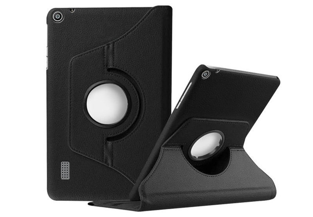360 Rotating Case Huawei MediaPad T3 7.0 Black Glass
