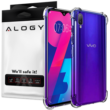 ShockProof Alogy Silikonhülle für Vivo Y93 Transparent