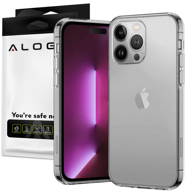 Silicone case Alogy case for Apple iPhone 14 Pro Max Transparent
