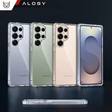 Hülle für Apple iPhone 16 Pro Max Alogy Anti-Shock Hybrid Case für MagSafe Transparent