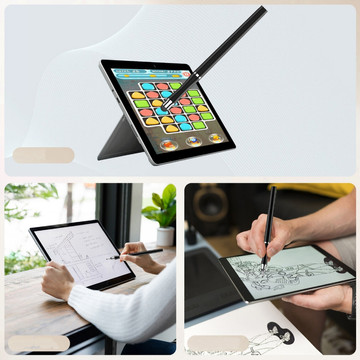 Alogy 2-in-1 stylus capacitive touch for tablet phone screen Black