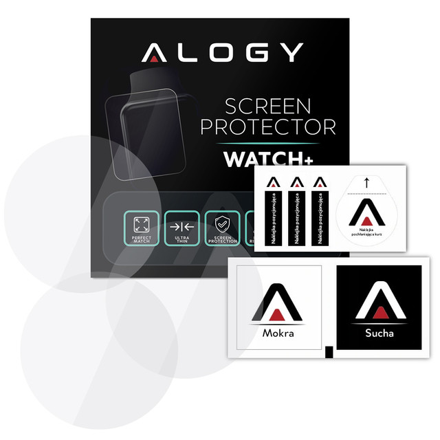 3x Alogy Tempered Glass Screen Protector for Xiaomi Mi Watch S1 Active Global