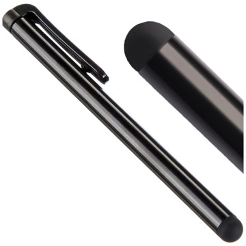 Kapacitní kovový dotykový stylus pro obrazovky telefonů a tabletů Alogy Stylus Pen Universal Black
