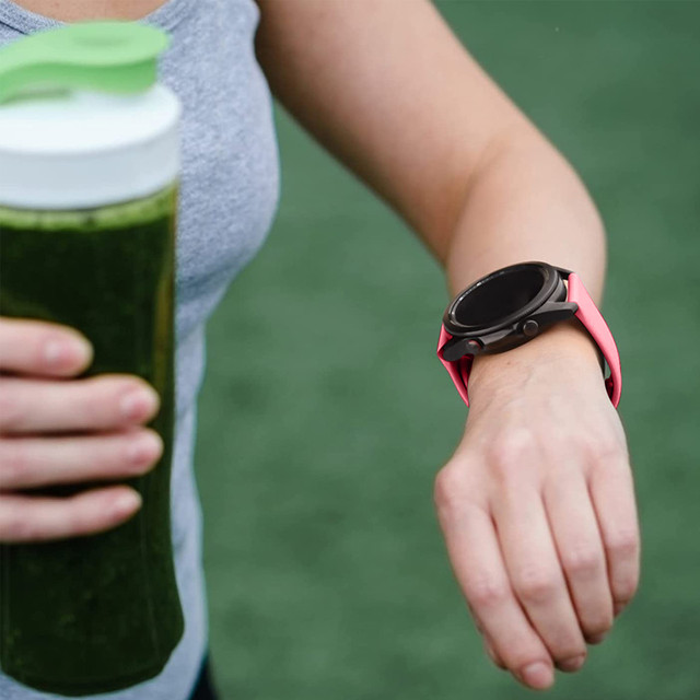 Pasek uniwersalny Sportowy Alogy Strap do smartwatcha 20mm Pink Sand