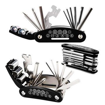 Multitool wrenches for changing Alogy tires on scooters/bikes