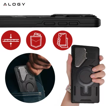 Apple iPhone 16 Pro Max Case Alogy Anti-Shock Hybrid Case for MagSafe Clear