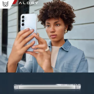 Pouzdro pro Apple iPhone 16 Pro Max Alogy Anti-Shock Hybrid Case pro MagSafe Transparent