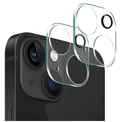 2x Camera lens glass for iPhone 15 / 15 Plus Alogy lens clear transparent