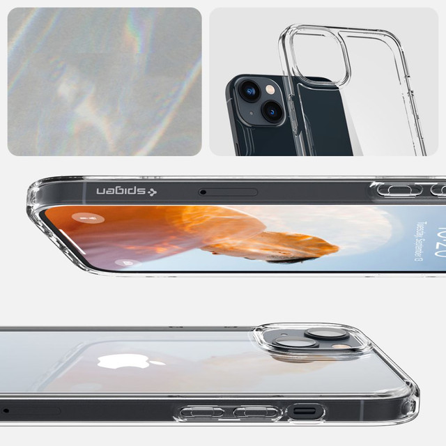 Spigen Ultra Hybrid case for Apple iPhone 14 Crystal Clear Glass