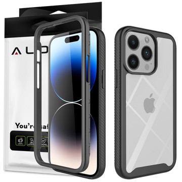 Case for Samsung Galaxy S24 Plus Armored Waterproof IP68 360 Armor Case with built-in glass Alogy black