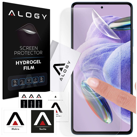 Hydrogelová fólie pro Xiaomi Redmi Note 12 5G / Poco X5 5G ochranná fólie na displej telefonu Alogy hydrogelová fólie