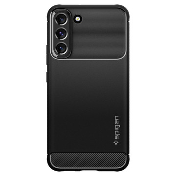 Pouzdro pro Samsung Galaxy S22 pouzdro Spigen Rugged Armor Matte Black Glass