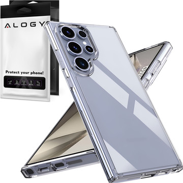 Pouzdro pro Samsung Galaxy S24 Ultra Back Cover Hybrid Clear Case Alogy Transparent Glass