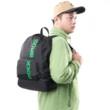 Plecak Rockbros H10-BK 18 l składany, ergonomiczny – czarny