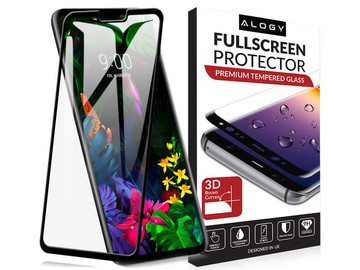 Tvrzené sklo Alogy na celou obrazovku pro LG G8 Black