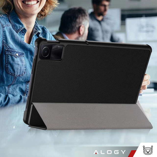 Pouzdro pro Xiaomi Redmi Pad SE 2023 11" Smart Case Cover with Flip Housing Case Alogy Black Glass