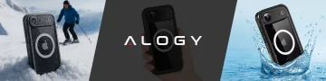 Alogy HydroArmor™ IP68 Case for Apple iPhone 17 Air 6.6", 360° Armored Case with Clear Back, MagSafe Compatible, Black