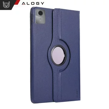 Pouzdro 360 pro Lenovo Tab M11 10,95" TB330FU / TB330XU / TB331FC otočný kryt na tablet Flip Cover Pouzdro Alogy Navy Blue