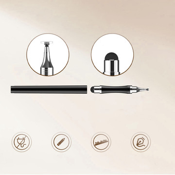 Alogy 2-v-1 stylus kapacitní dotykový pro obrazovku tabletu Černá