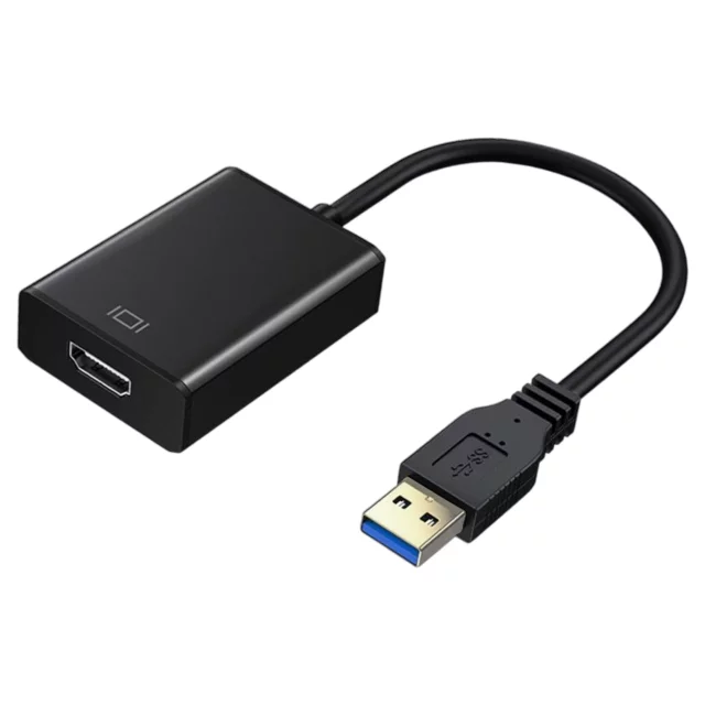 USB 3.0 to HDMI Alogy Adapter Full HD 1080P 60HZ Hub Converter Black