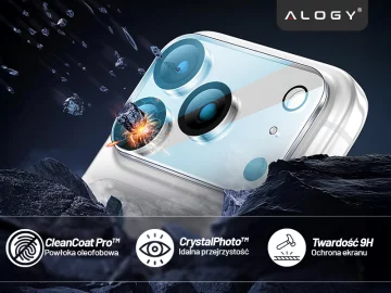 2x Kameralinsenglas für Apple iPhone 16 Pro / 16 Pro Max Alogy Lens Protector Pro Transparent