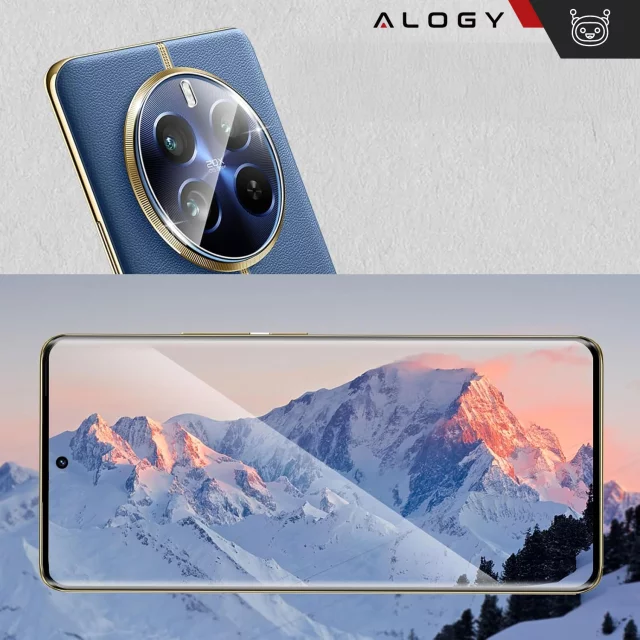 2x tvrzené sklo pro objektiv fotoaparátu pro Realme 12 PRO / Realme 12 PRO PLUS 5G Alogy Transparent