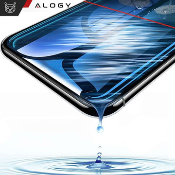 Schutzhülle für Samsung Galaxy S24, gepanzerte Abdeckung, Hydrogel-Displayschutzfolie, 360 Defense Pro Alogy, Schwarz