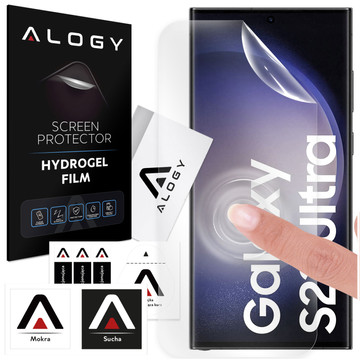 Hydrogel film for Samsung Galaxy S23 Ultra protective phone screen Alogy Hydrogel Film