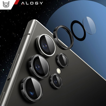 Sklo pro Samsung Galaxy S24 Ultra kryt objektivu fotoaparátu Objektiv fotoaparátu Alogy Lens Protector PRO Ochranný kryt