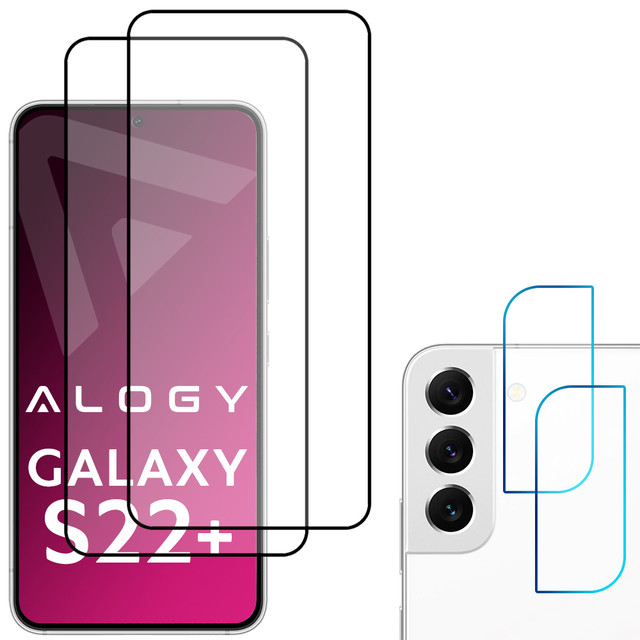 2x Alogy Glass Full Glue FC 2x Camera Lens Glass for Samsung Galaxy S22 Plus