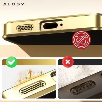 Samsung Galaxy S24 FE Alogy LuxeShield™️ Glamour Luxury Ring MagSafe Case with Camera Cover Gold