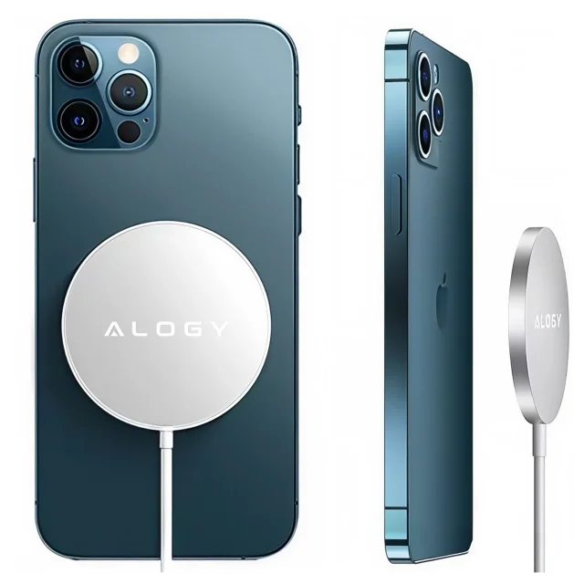 Alogy bezdrátová nabíječka pro MagSafe 20W pro iPhone 12/13/14 / PRO / MAX / MINI bílá