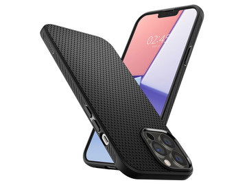 Pouzdro Spigen Liquid Air pro Apple iPhone 13 Pro Matte Black Glass