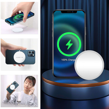 Alogy bezdrátová nabíječka pro MagSafe 20W pro iPhone 12/13/14 / PRO / MAX / MINI bílá