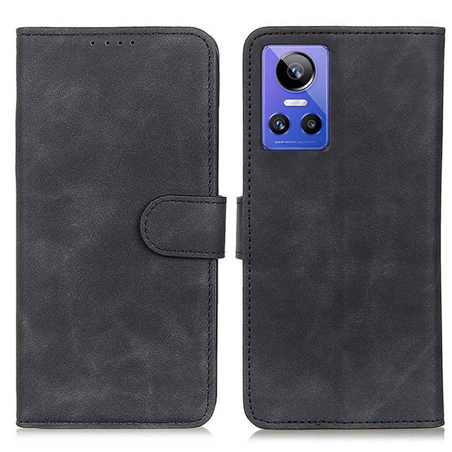 Flip Wallet Alogy magnetische Ledertasche für Realme GT Neo 3 Global Black