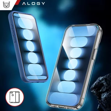 Tempered glass for Apple iPhone 16e screen protector 9H Alogy EasyShield™️ with mounting frame