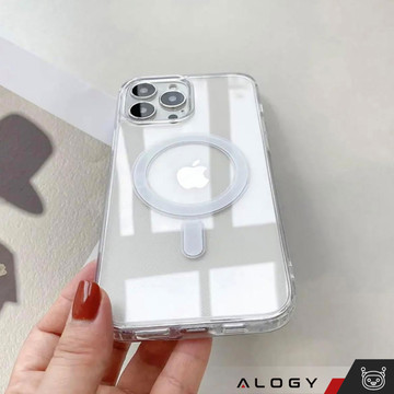 Case for iPhone 15 Pro MagSafe Hybrid Case Cover Shock Clear Alogy Transparent