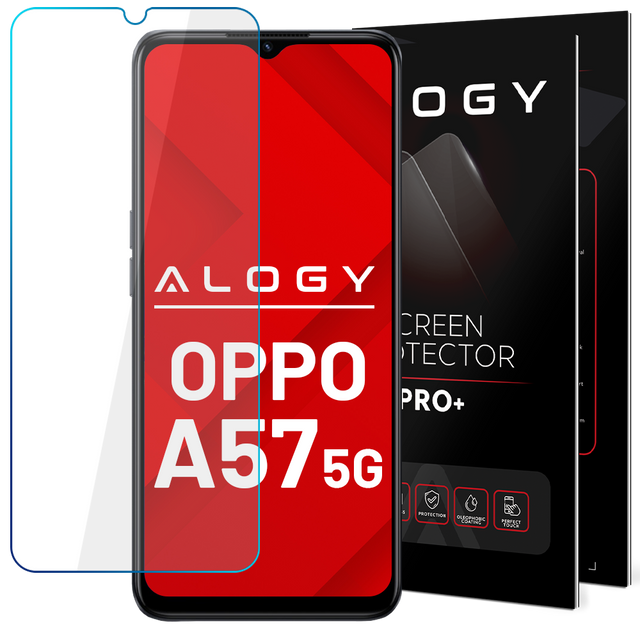 Gehärtetes Glas 9H Alogy Displayschutzglas für Oppo A57 5G