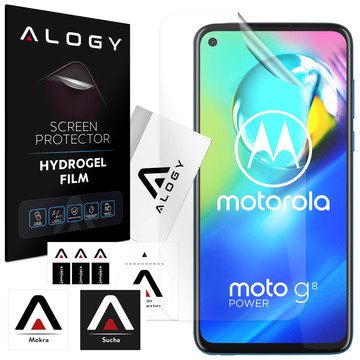 Hydrogelová fólie pro Motorola Moto G8 Power, ochranná fólie na displej telefonu Alogy Hydrogel Film