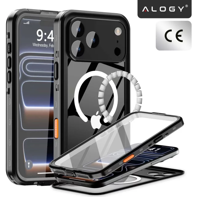 Alogy HydroArmor™ IP68 Case for Apple iPhone 17 Pro Max 6.9" - Black