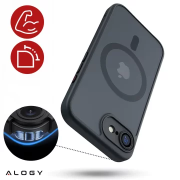 Apple iPhone 16 Pro Max Case Alogy Anti-Shock Hybrid Case for MagSafe Clear