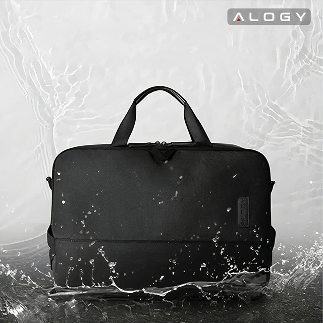 Alogy Outdoor Protective Travel Case Shoulder Bag for Laptop, MacBook Air Pro up to 15.6" Black