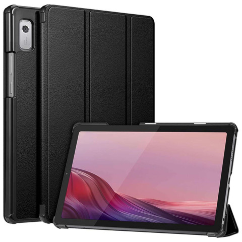Tablet-Hülle für Lenovo Tab M9 2023 9" TB310XU TB310FU Gehäuse Case Alogy Book Cover Schwarz