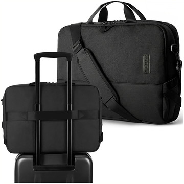 Alogy Outdoor Schützende Reisetasche Umhängetasche für Laptop, MacBook Air Pro bis 15,6" Schwarz