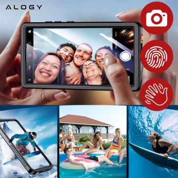 Pouzdro pro Samsung Galaxy S24 Ultra Armored Waterproof IP68 360 Armor Case for Mag Safe Alogy černé