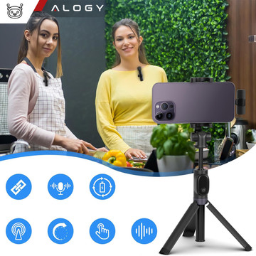 2x Alogy Lightning Wireless Lavalier Microphone for Apple iPhone iPad Small Microphones Two-Microphone Set