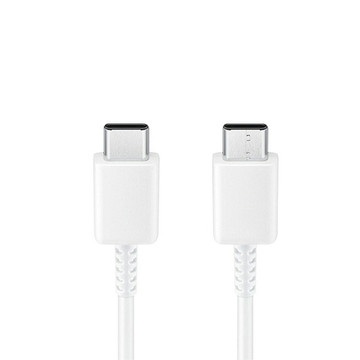 Kabel USB-C - USB-C Typ-C 3A Napájení Kabel PD QC 1M Bílý 1ks.