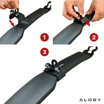 Platform bicycle pedals for MTB bicycles, aluminum 9/16" Black aluminum set [2 pcs.]