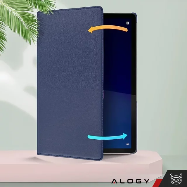 Pouzdro 360 pro Lenovo Tab M11 10,95" TB330FU / TB330XU / TB331FC otočný kryt na tablet Flip Cover Pouzdro Alogy Navy Blue